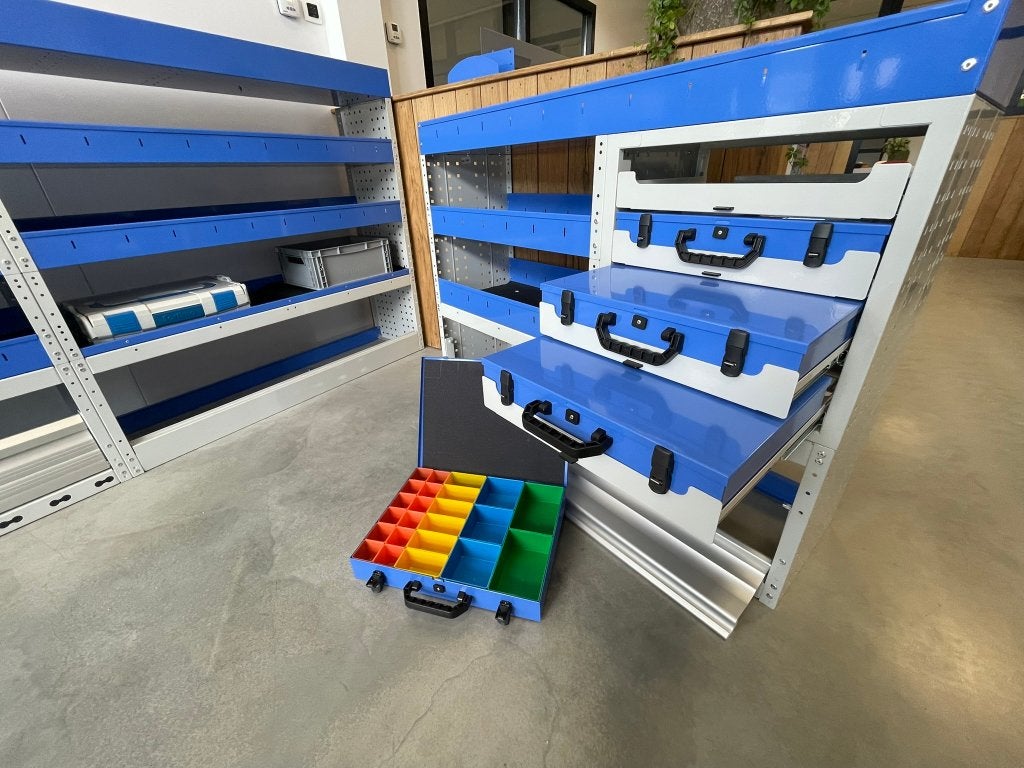 Bus inrichting Ford Transit Custom/ VW Transporter, Auto diversen, Overige Auto diversen, Ophalen, Bulters Bedrijfswageninrichtingen