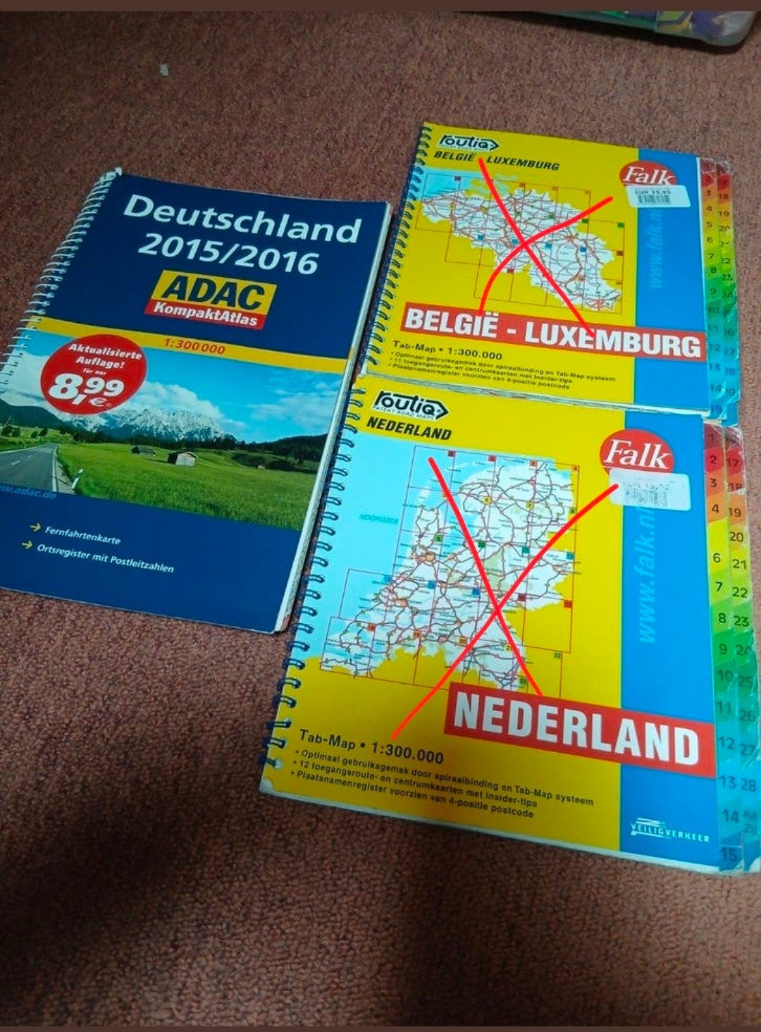 Wegenkaarten Duitsland, Gelezen, 2000 tot heden, Ophalen of Verzenden, Landkaart