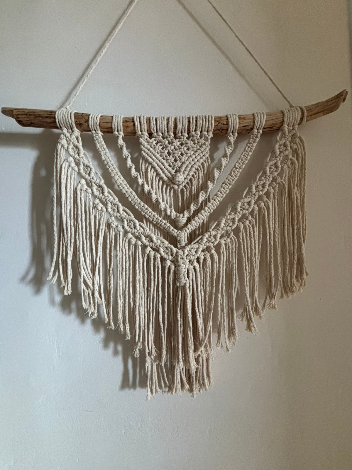 Macramé hanger, Ophalen of Verzenden, Zo goed als nieuw