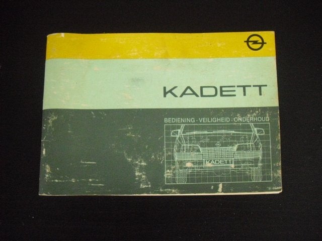 instructie boekje opel kadett 1984, Ophalen of Verzenden