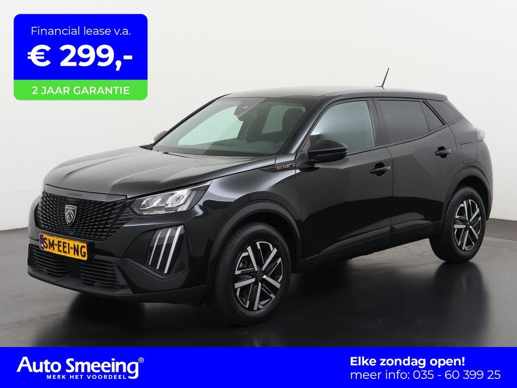 Peugeot 2008 1.2 Hybrid 145 Style | Apple Carplay | Parkeers, Auto's, Peugeot, Stof, Gebruikt, Euro 6, 1199 cc