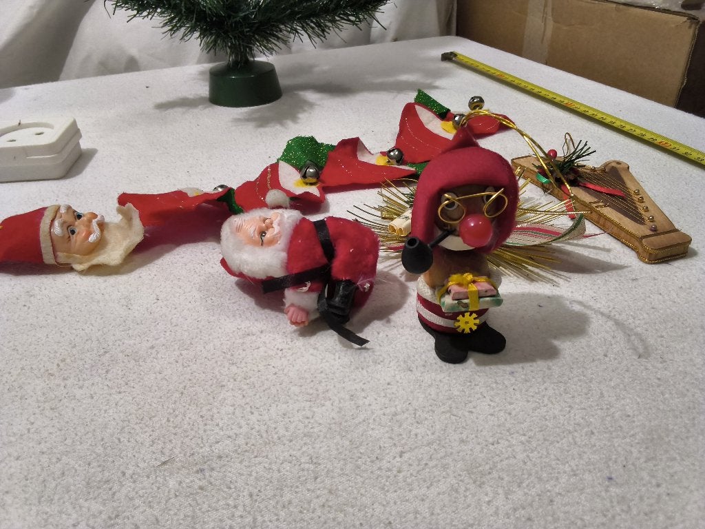Vintage kerst spullen., Ophalen of Verzenden, Gebruikt