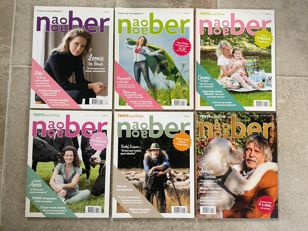 Noaber, Naober, tijdschrift kracht van ‘t platteland, 18 x, Ophalen of Verzenden, Gelezen