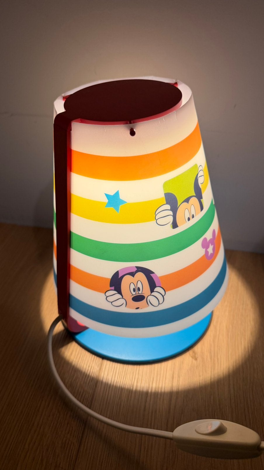 Disney Mickey Mouse lamp, Ophalen, Gebruikt
