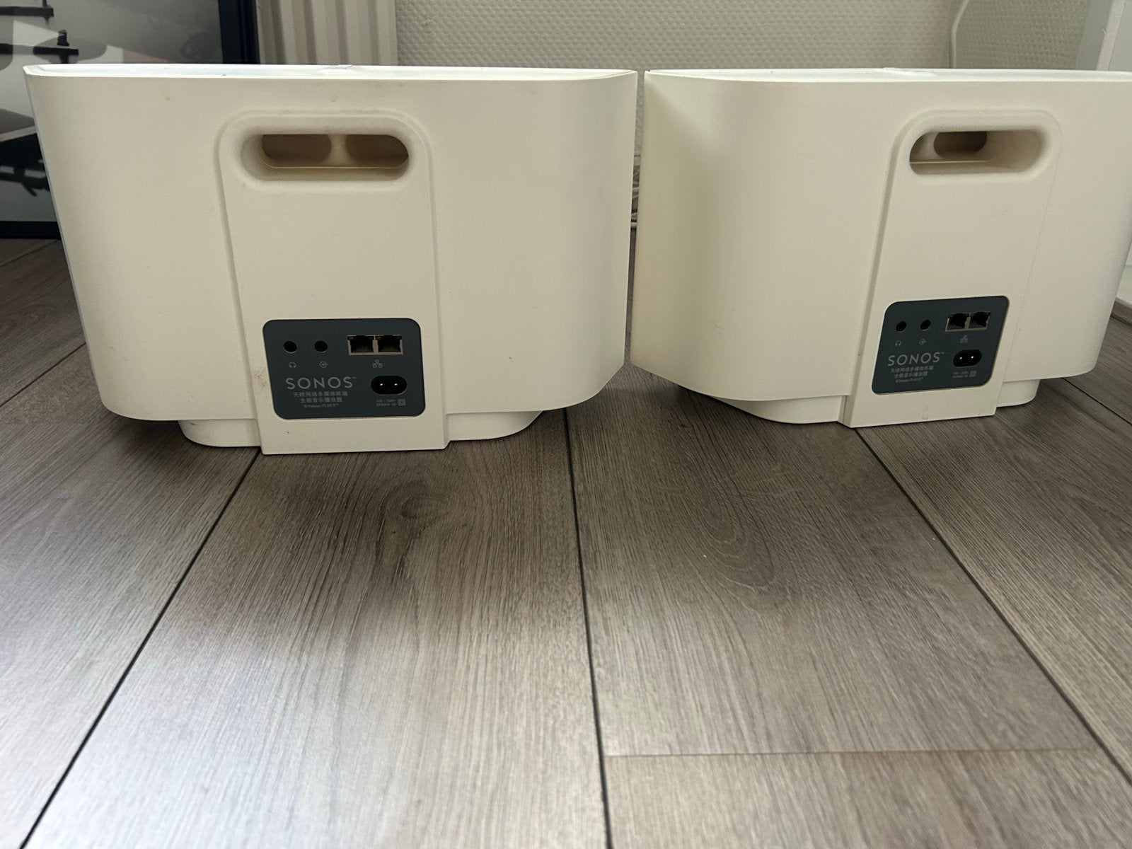 Sonos Play:5 Gen 1 (2 stuks) - Wit, Audio, Tv en Foto, Stereo speakers, WiFi, Zo goed als nieuw, Sonos