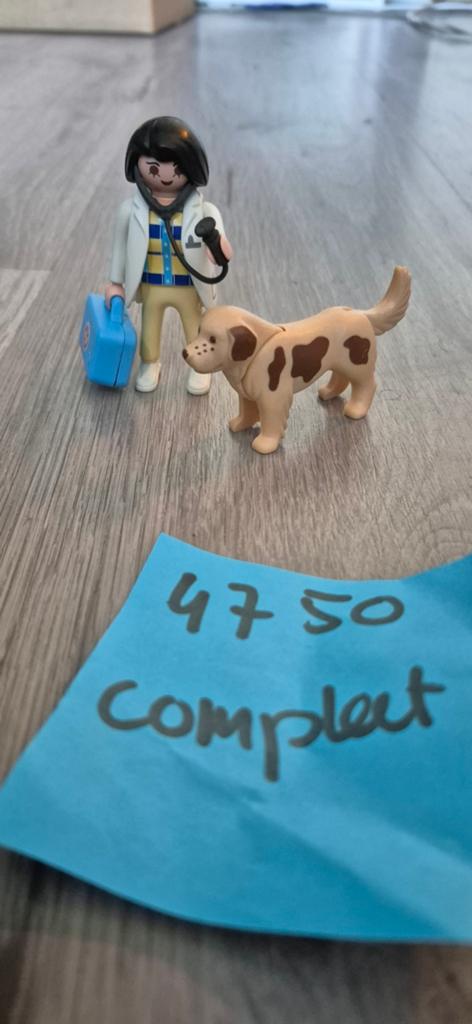 Playmobil Dierenarts met hond en koffer (4750), Ophalen of Verzenden