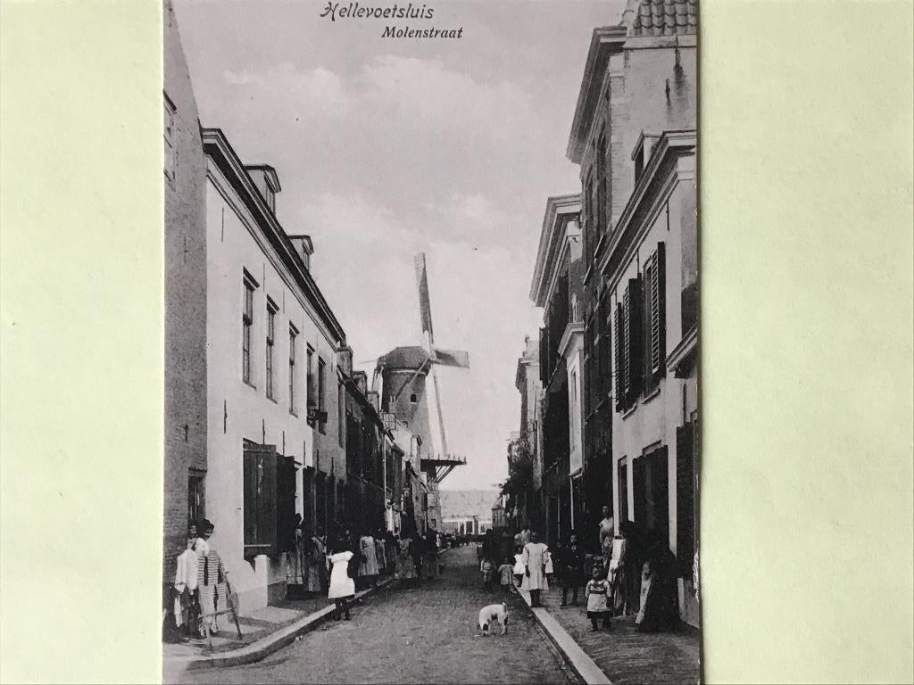 Hellevoetsluis Molenstraat Militair 1917, Verzenden, Voor 1920, Gelopen, Zuid-Holland