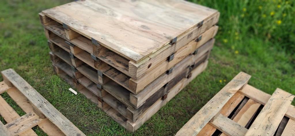 Gratis af te halen: 5 pallets sloophout / haardhout, Ophalen, Gebruikt, Pallet
