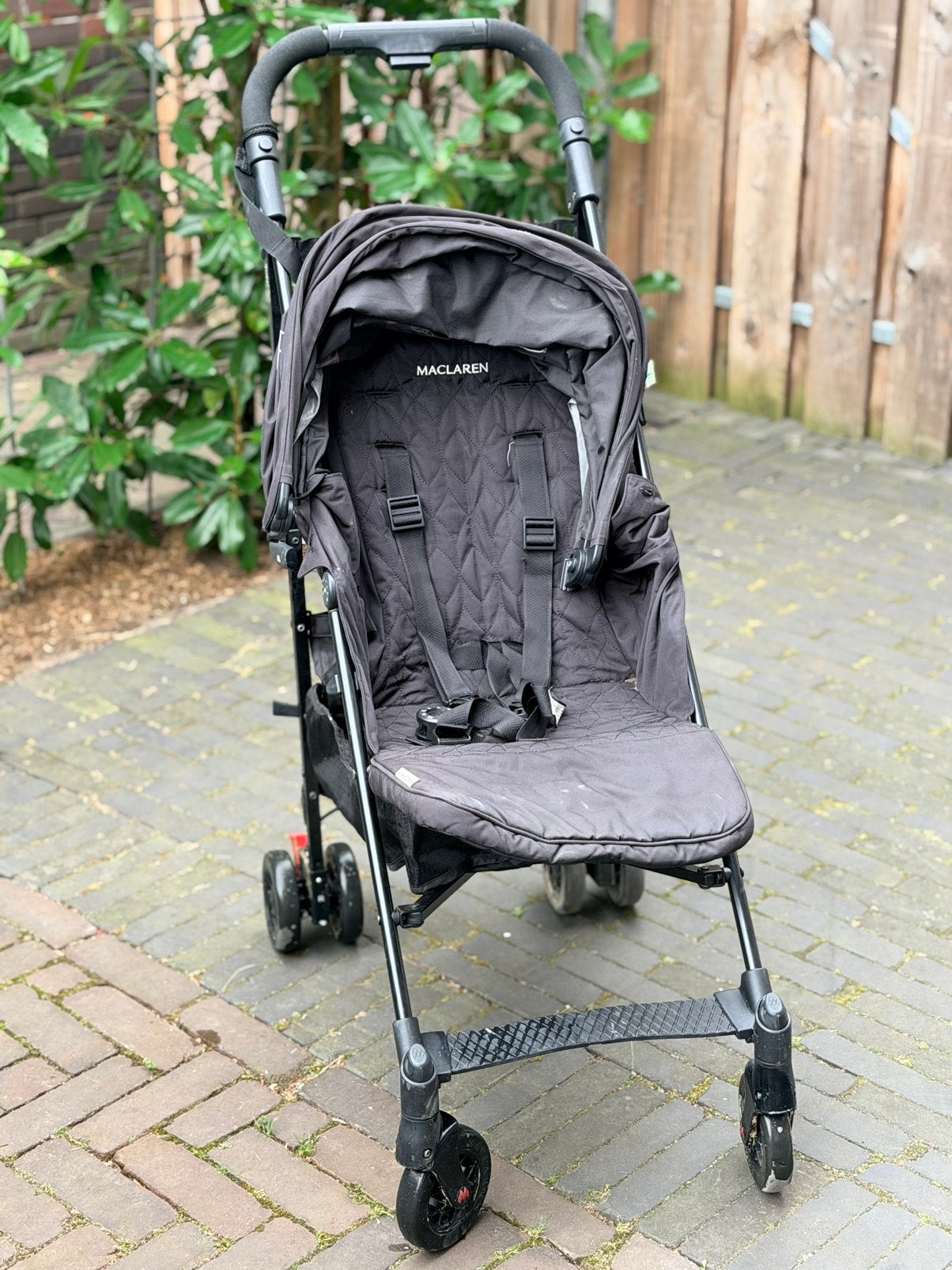 Maclaren Kinderwagen Buggy Zwart, Ophalen, Gebruikt, Maclaren, Zonnekap
