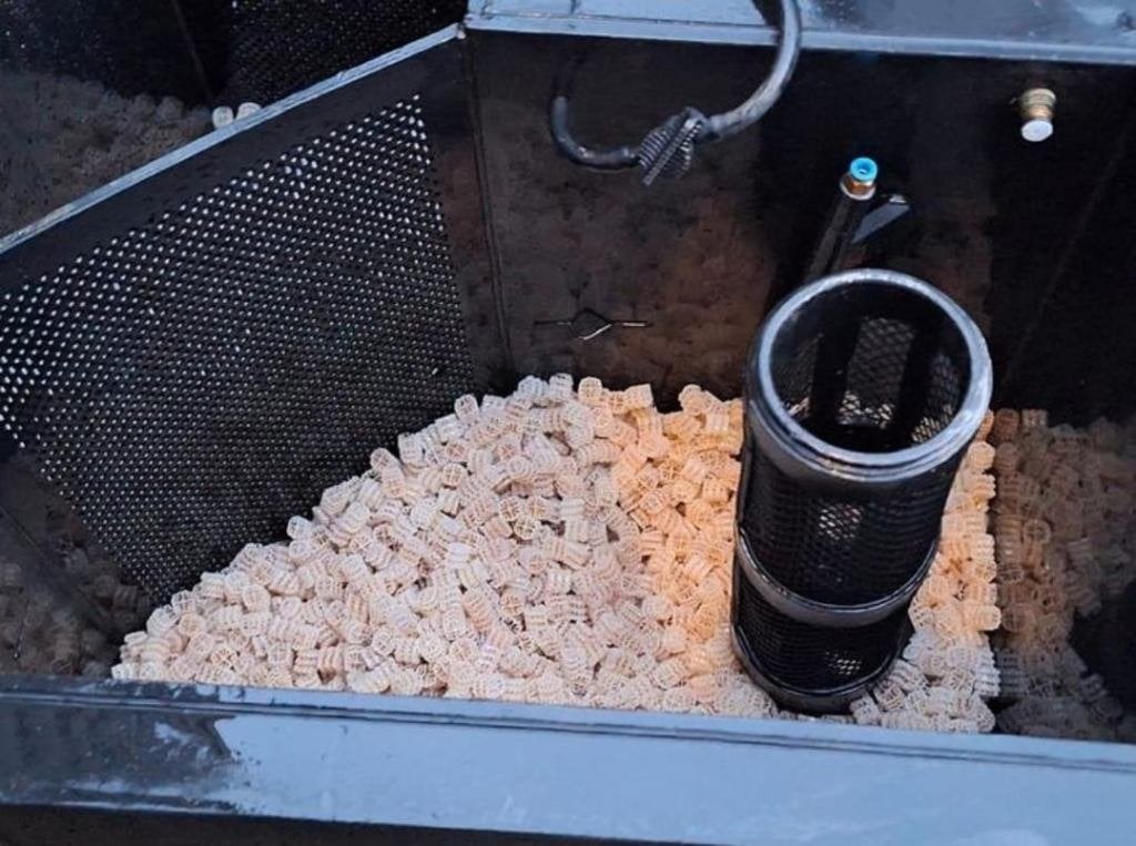 vijver  filter hdpe hoekmodel, Ophalen, Gebruikt, Vijverfilter