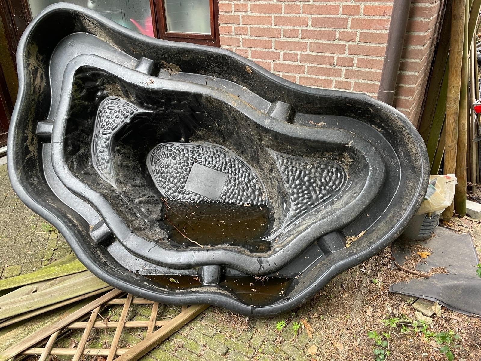 Grote Vijverbak - Stevige Kunststof Vijver, Ophalen, Gebruikt