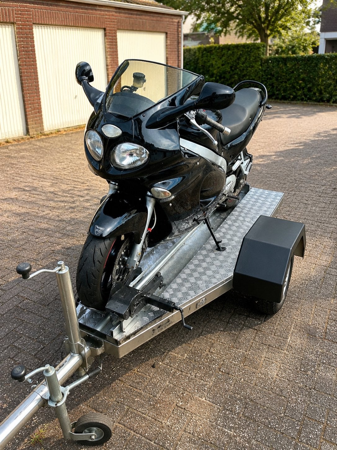 Compacte motortrailer - Ideaal voor motorvervoer, Ophalen, Gebruikt