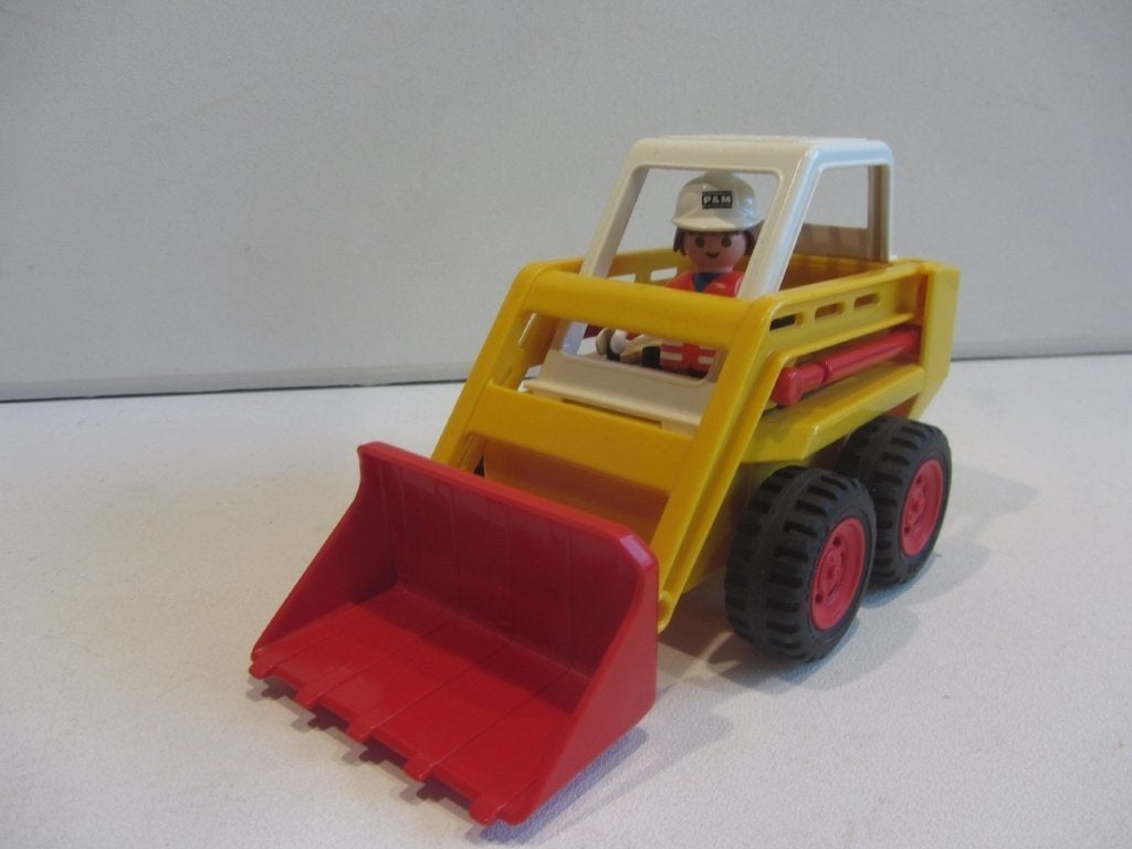 Playmobil vintage  Bobcat graafmachine – 7588, Ophalen of Verzenden, Gebruikt, Complete set