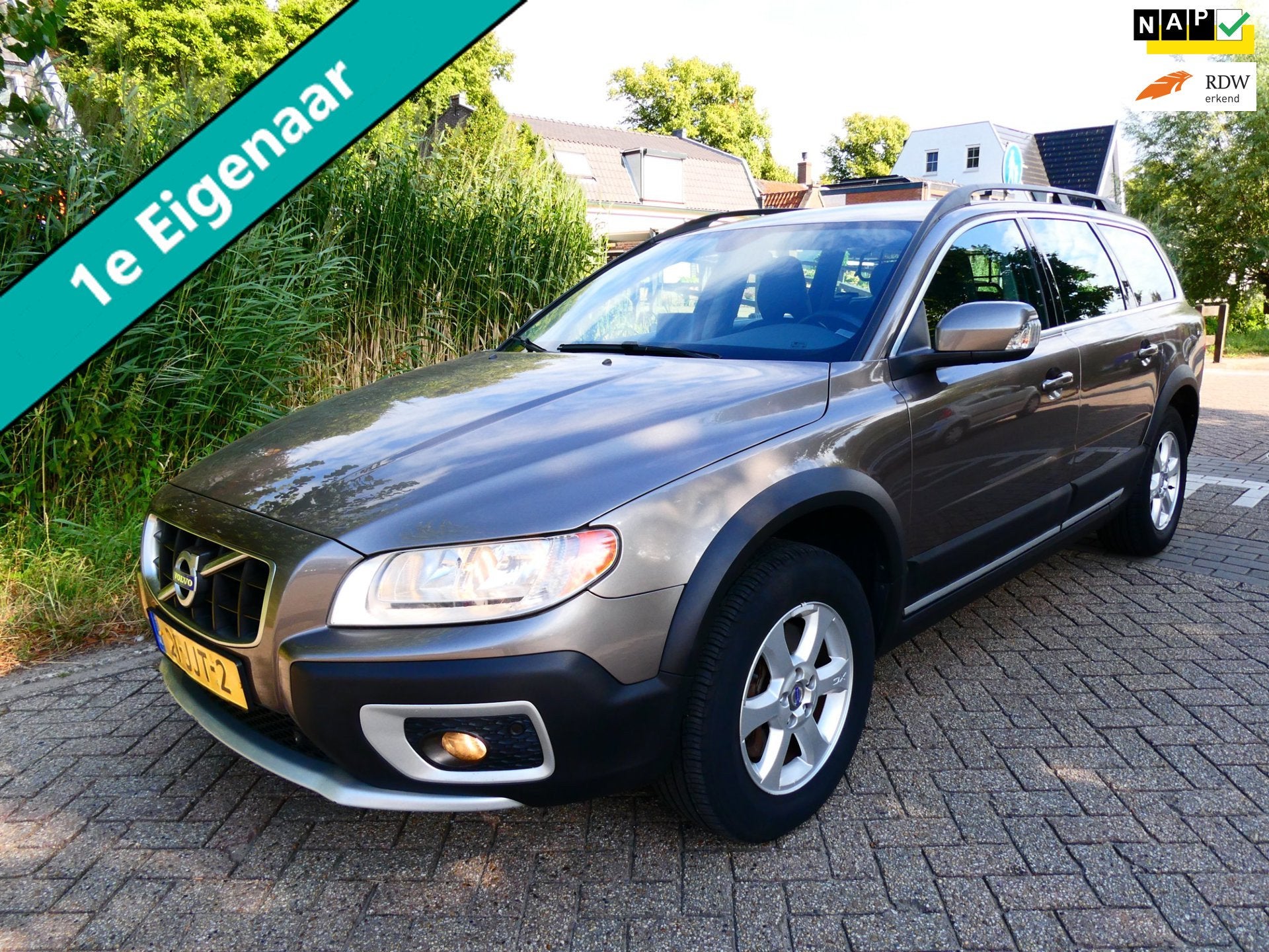 Volvo XC70 2.4D 176pk Automaat 1e eig. Leder Navi Trekhaak 1, Auto's, Zwart, 1634 kg, XC70, Diesel