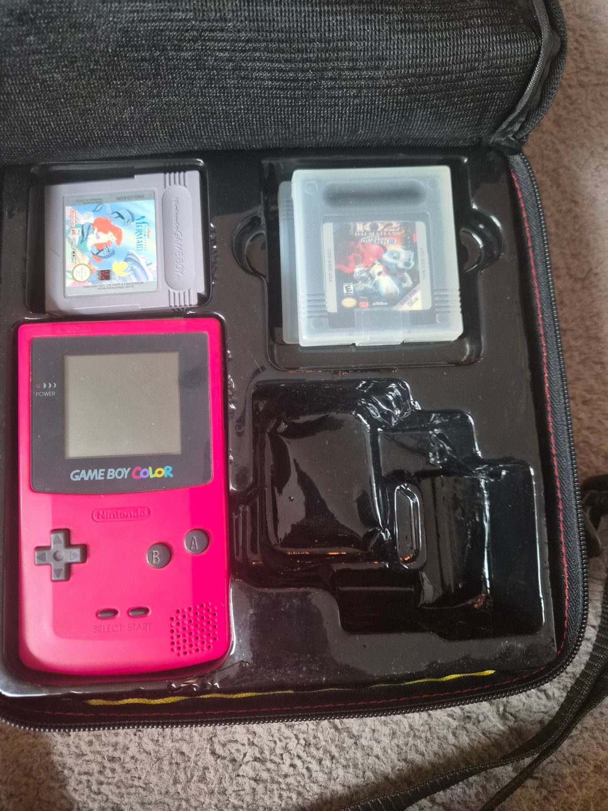 Game Boy Color (roze) met 5 spellen - Geluid en scherm OK, Spelcomputers en Games, Games | Nintendo Game Boy, Muziek, Gebruikt