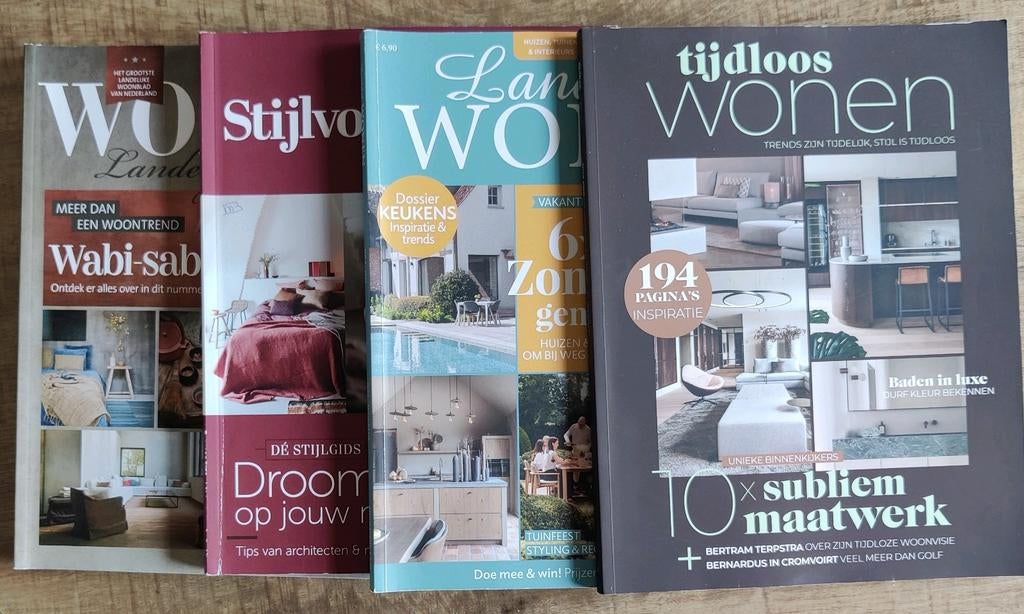 Diverse Woonbladen / inspiratie / Moodboard, Ophalen of Verzenden, Zo goed als nieuw, Overige typen