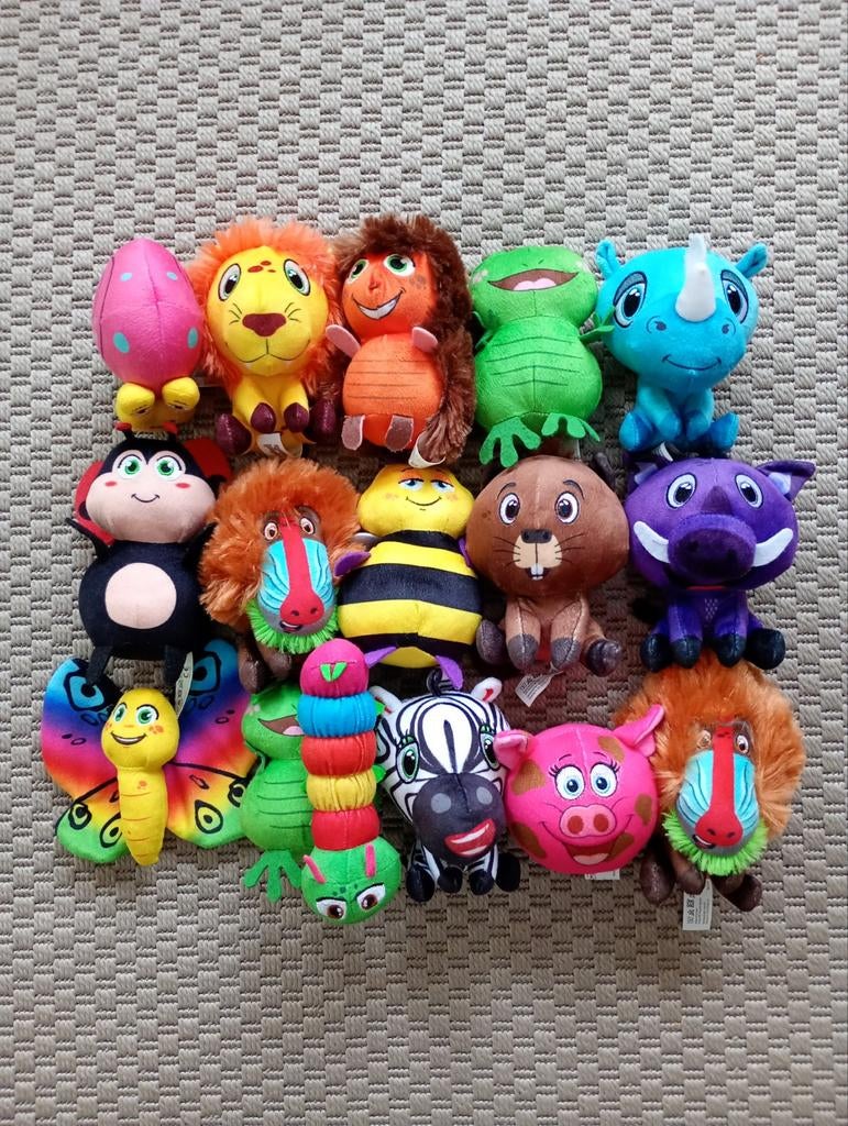 16 stuks nieuwe knuffels van lidl, Kinderen en Baby's, Ophalen of Verzenden, Nieuw, Overige typen