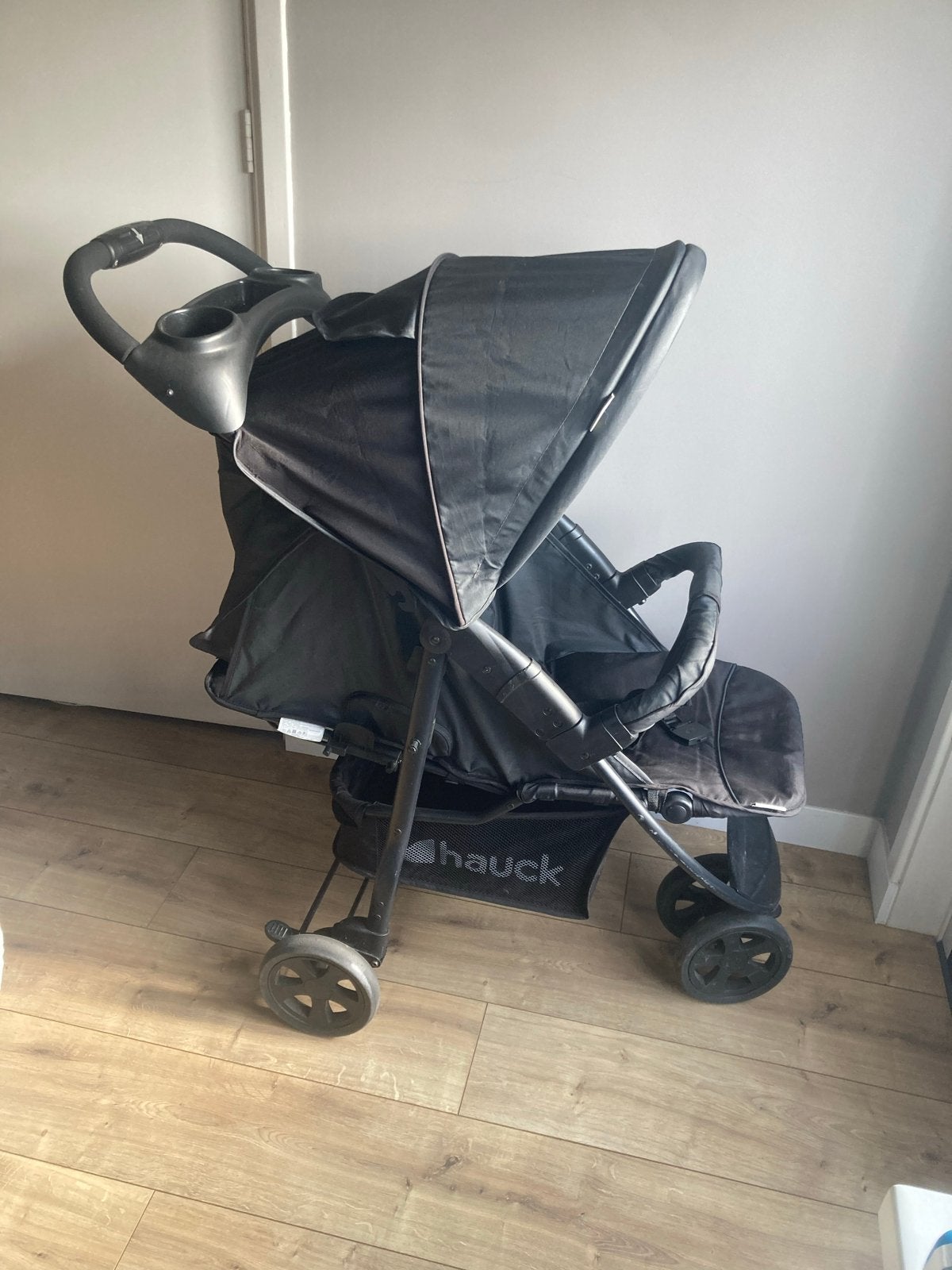 Hauck buggy - Zwart, Kinderen en Baby's, Kinderwagens en Combinaties, Ophalen, Gebruikt, Kinderwagen, Overige merken