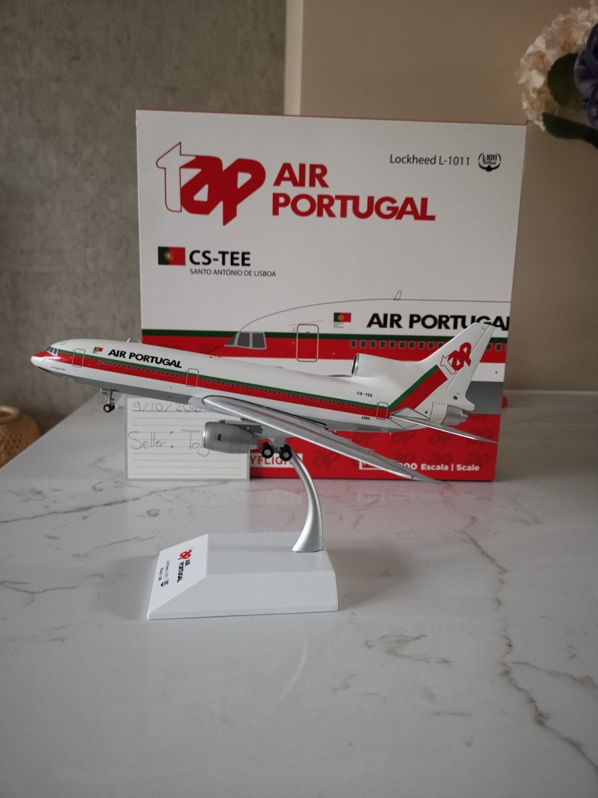 TAP Portugal L-1011 TriStar JC Wings 1:200 TAPL1011TEE200, Overige merken, 1:200 of kleiner, Nieuw, Ophalen of Verzenden