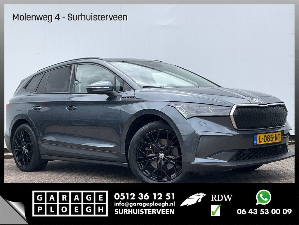 Skoda Enyaq iV 60 SOH 94.6% First Edition Adapt.Cruise Camer, Auto's, Automaat, Achterwielaandrijving, Gebruikt, 1865 kg