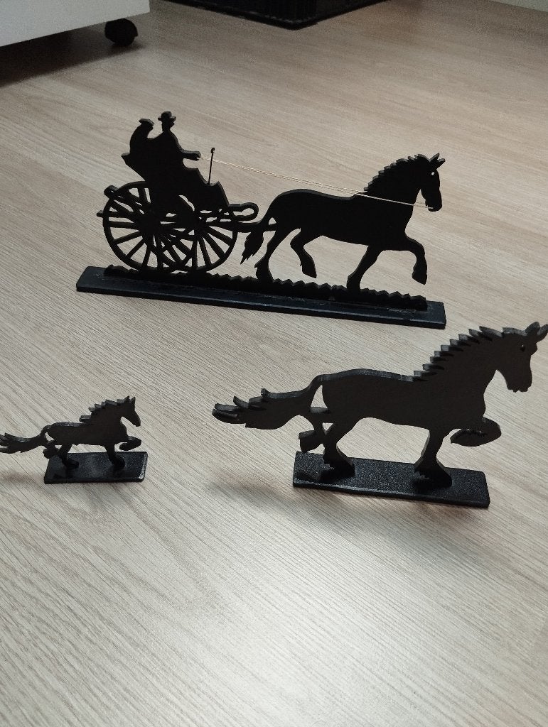 Decoratie paarden, Hout, Ophalen of Verzenden, Landelijk, Gebruikt