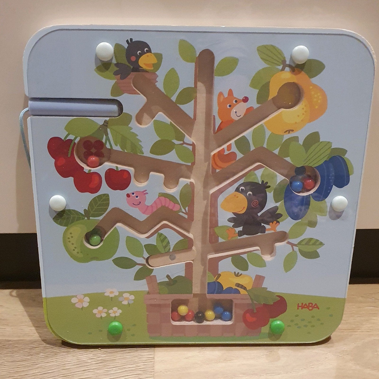 Haba Sorteerspel Magnetische Pen Fruit, Ophalen, Zo goed als nieuw