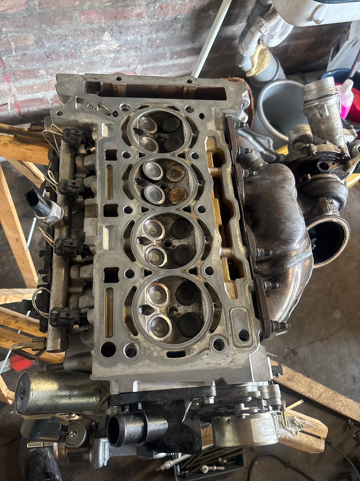 BMW 116i N13B16 Cilinderkop met turbo en injectoren, Ophalen of Verzenden, Gebruikt, Overige automerken