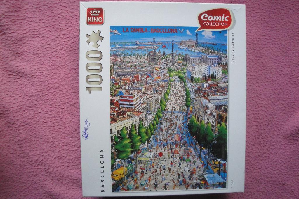 KING COMIC GEROLD COMO COLLECTION PUZZLE 1.000st. 2,50euro, Hobby en Vrije tijd, Ophalen of Verzenden, 500 t/m 1500 stukjes, Zo goed als nieuw