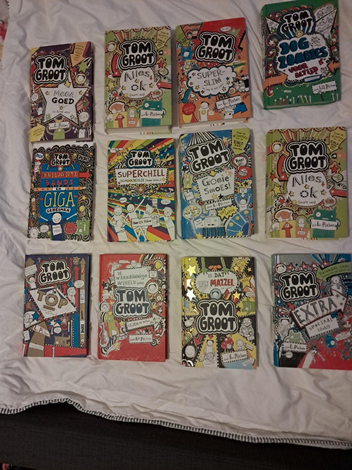 Tom Groot boeken - 12 boeken, Ophalen, Zo goed als nieuw, Fictie algemeen