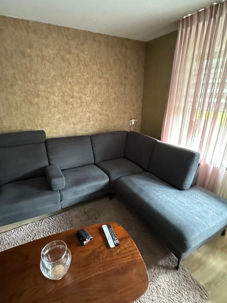 Te koop zeer mooie hoekbank, Ophalen, Zo goed als nieuw, Stof, Modern