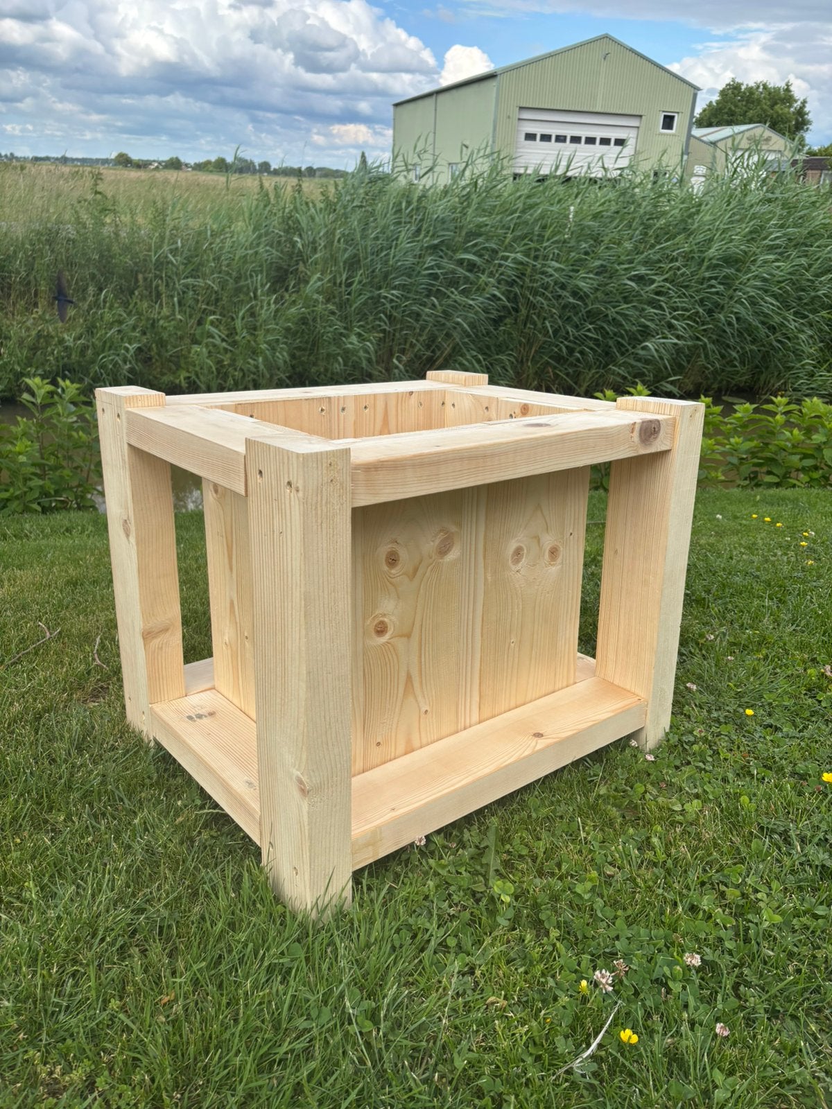 Robuste plantenbak, Tuin en Terras, Bloembakken en Plantenbakken, Ophalen, Nieuw, 60 tot 100 cm, Rechthoekig