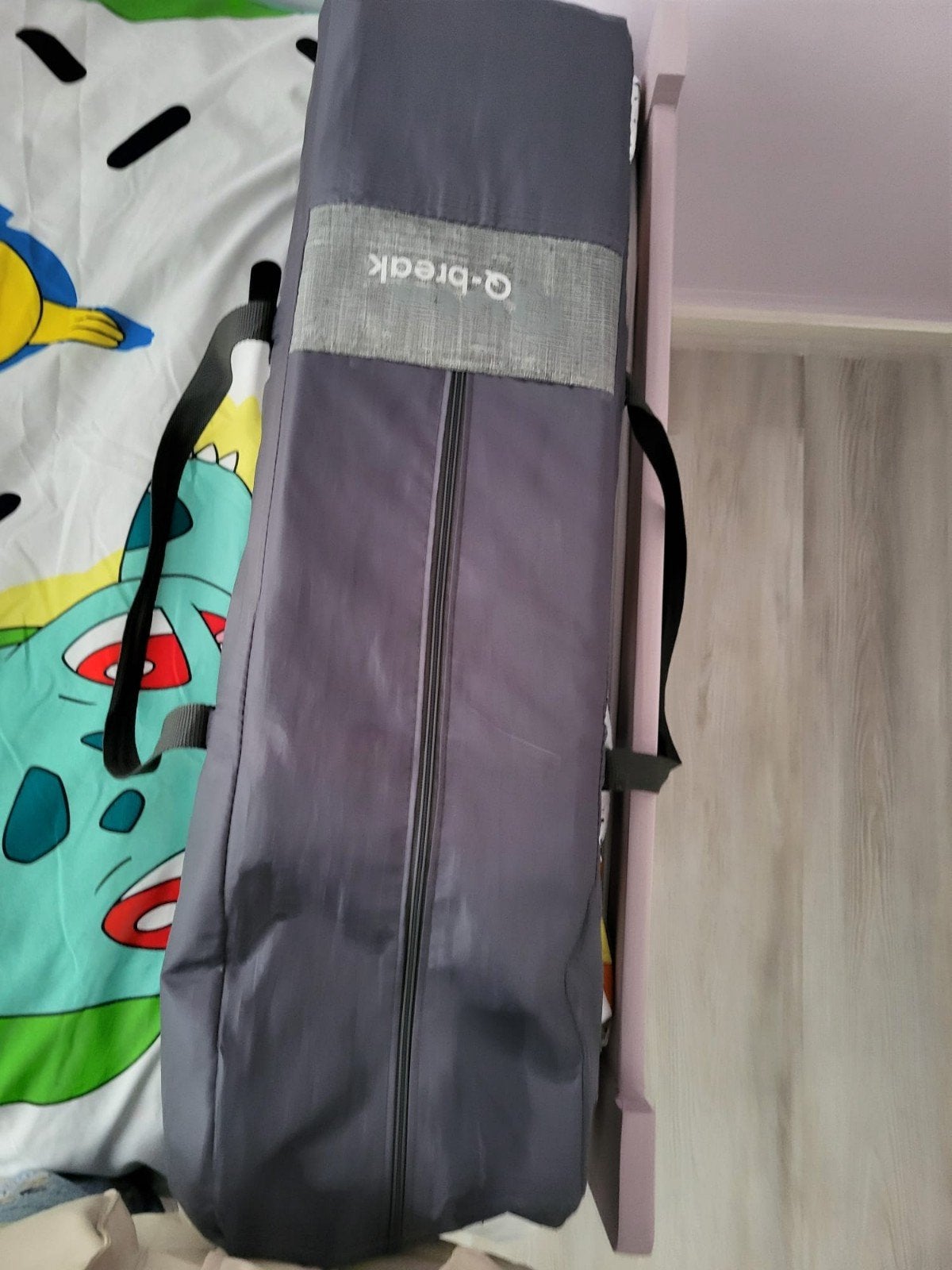 Qute Q-Break campingbedje, Ophalen, Gebruikt, Minder dan 140 cm, Minder dan 70 cm