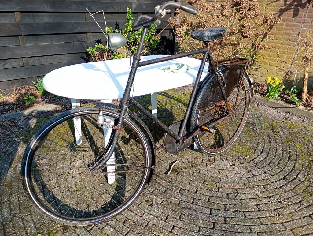 Oude hooge fiets frame stang 90cm van af de grond, Fietsen en Brommers, Fietsen | Oldtimers, 59 cm of meer, Ophalen, Onbekend