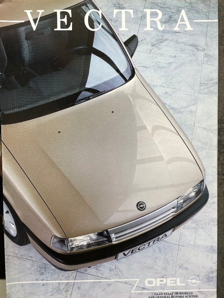 Folder van Opel Vectra 1988, Ophalen of Verzenden, Nieuw, Opel