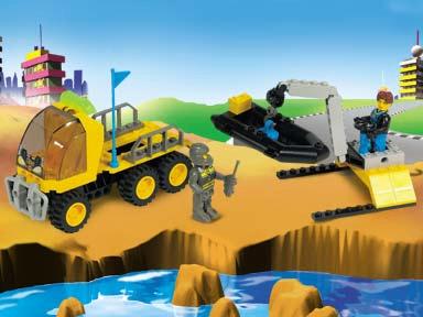 LEGO Jack Stone 4606 Aqua Res-Q Transport, Overige thema's, Lego, Ophalen of Verzenden, Zo goed als nieuw