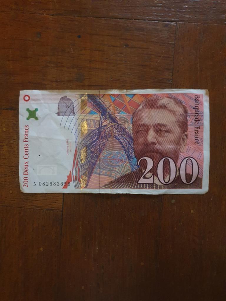 200 Franse Franken bankbiljet - Gustave Eiffel, Ophalen of Verzenden, Frankrijk, Los biljet