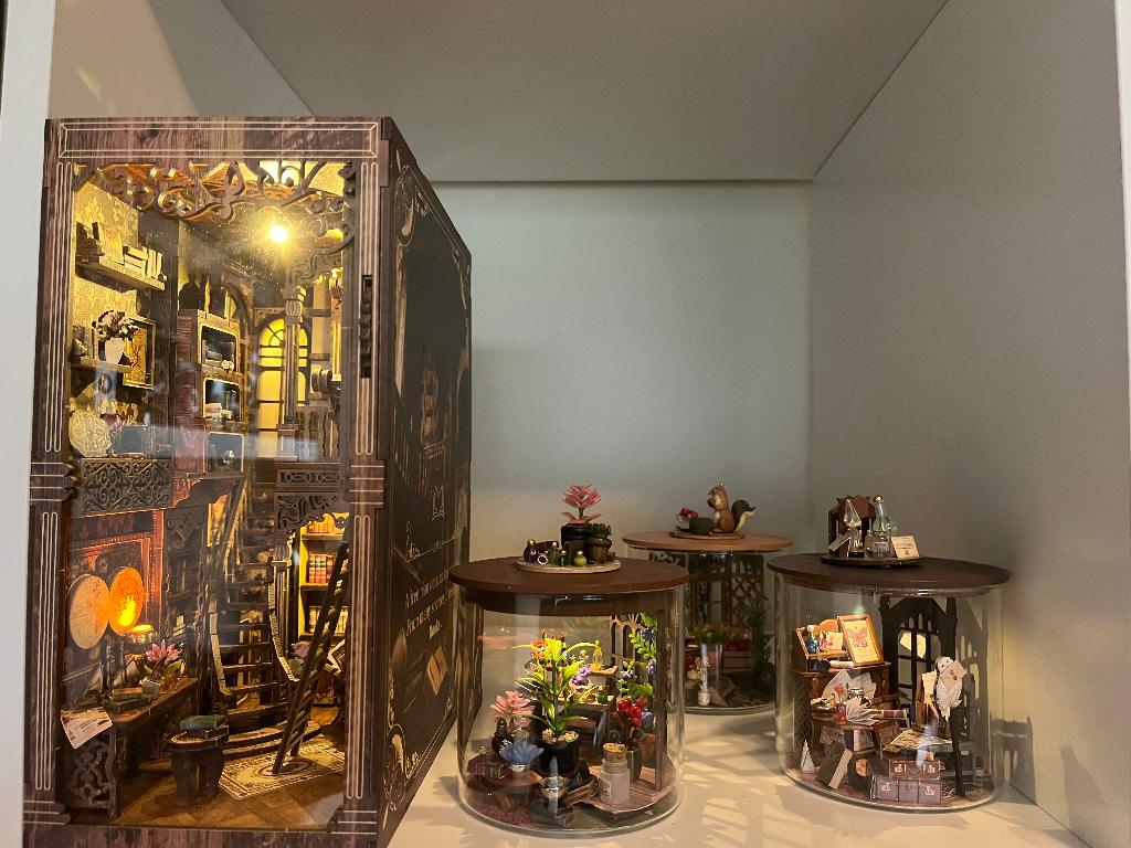Miniatuur huisjes, Hobby en Vrije tijd, Ophalen, Handgemaakt, Gebouwen, Meerkleurig