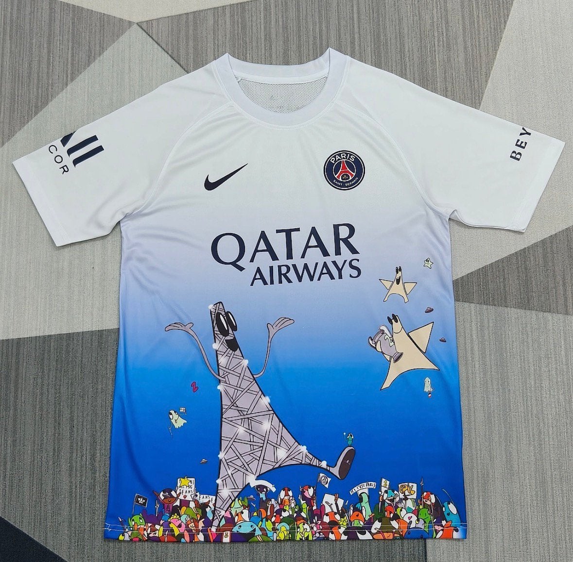 PSG limited edition kampioen (Maat en bedrukking naar keuze), Maat XL, Ophalen of Verzenden, Zo goed als nieuw, Shirt