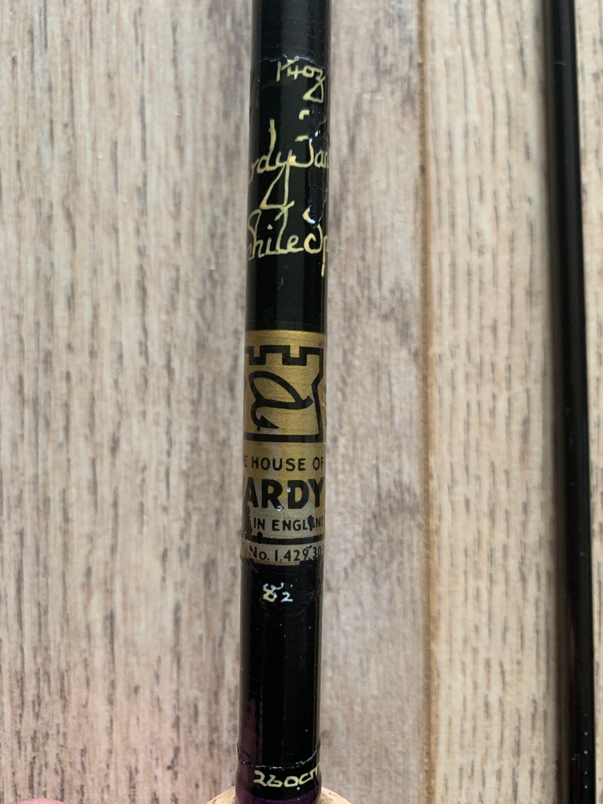 Hengelsport hardy graphite spinning kunstaashengel snoek, Ophalen, Zo goed als nieuw, Werphengel