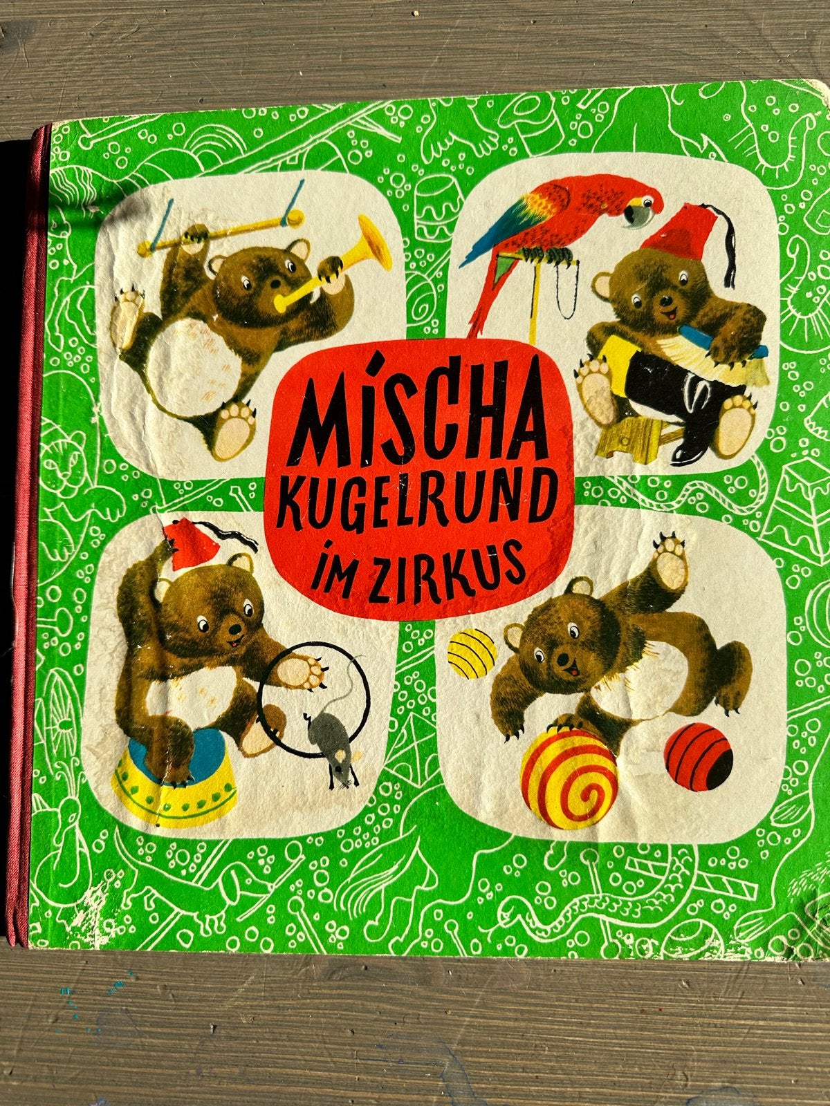 Mischa Kugelrund im Zirkus - Vintage Kinderboek, Gelezen, Fictie algemeen, Jongen of Meisje, Ophalen of Verzenden