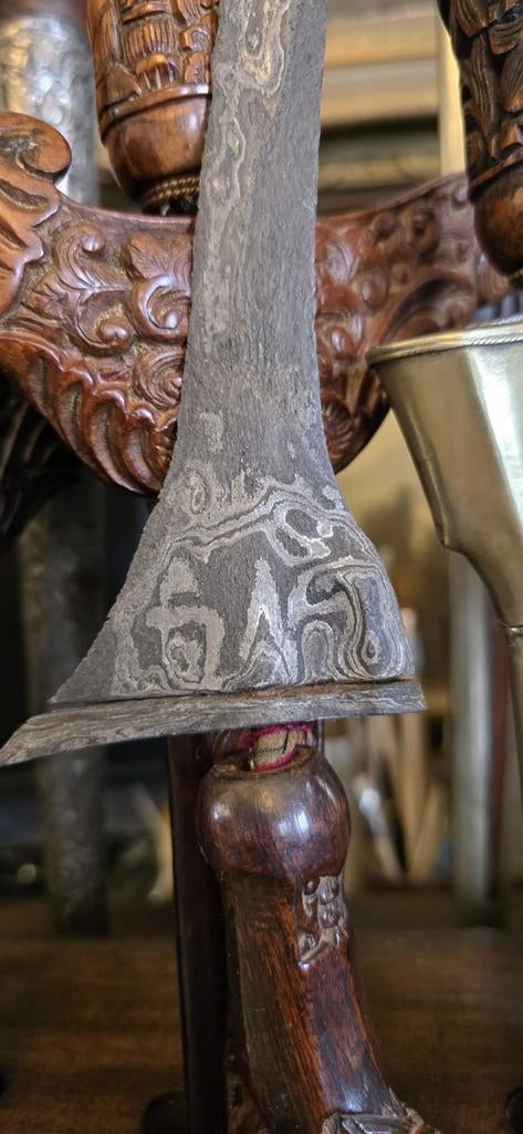 Antieke Keris met Pommerse Salamander Pamor, Ophalen of Verzenden