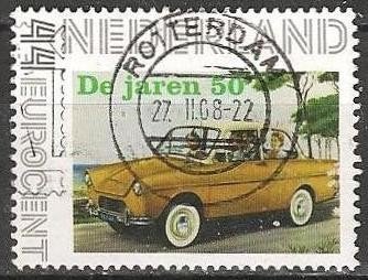Daf 600 Jaren 50 auto O. ADV. no.29 R., Verzenden, Na 1940, Gestempeld
