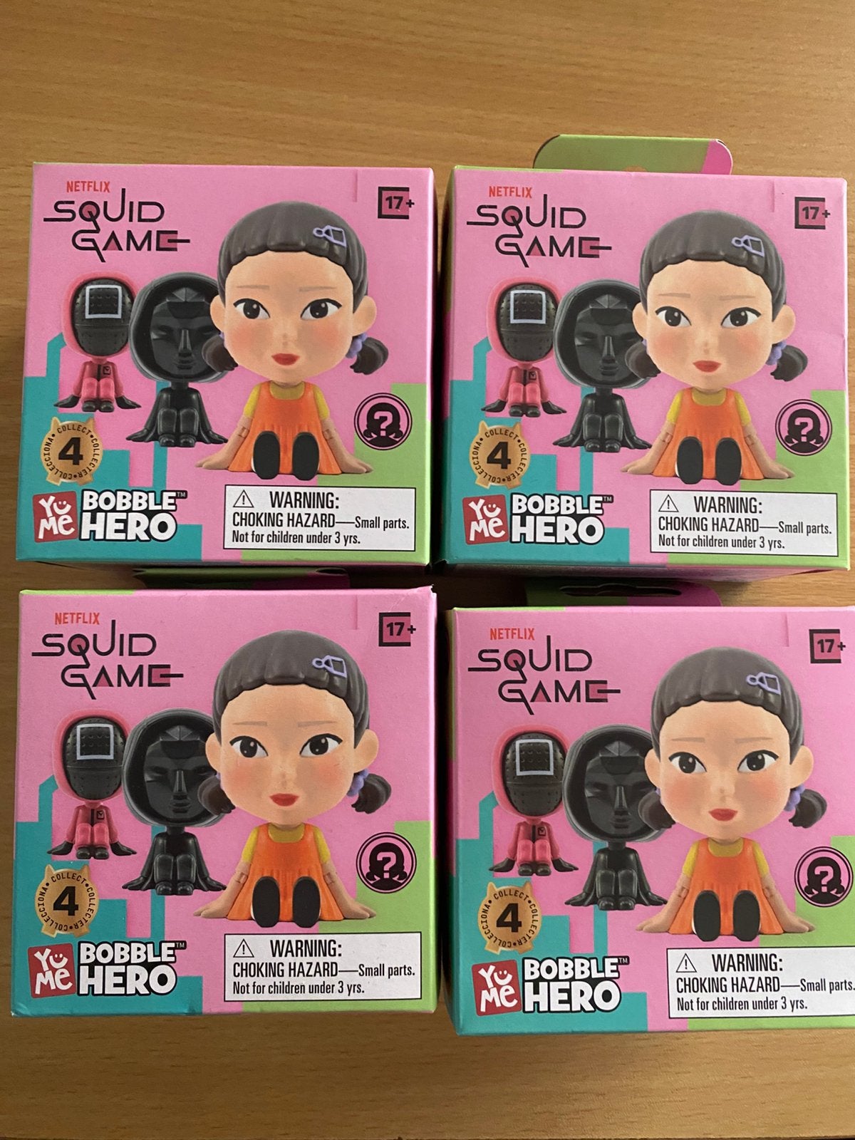 Bobble Hero : Squid Game (complete set van 4), Ophalen of Verzenden, Nieuw