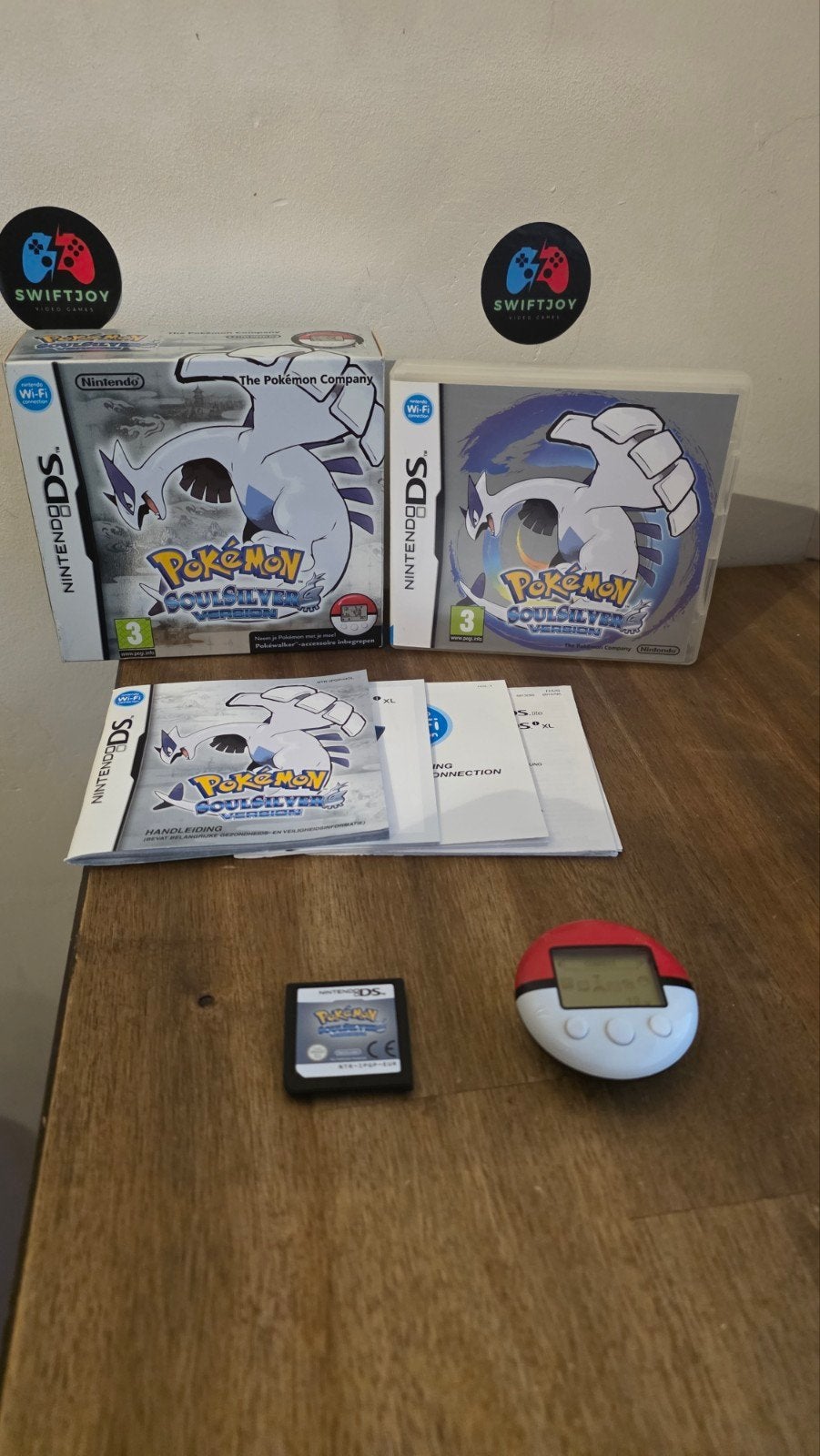Pokemon SoulSilver Big Box met Pokewalker - Nintendo DS, Spelcomputers en Games, Nintendo, Gebruikt, 1 speler, Role Playing Game (Rpg)