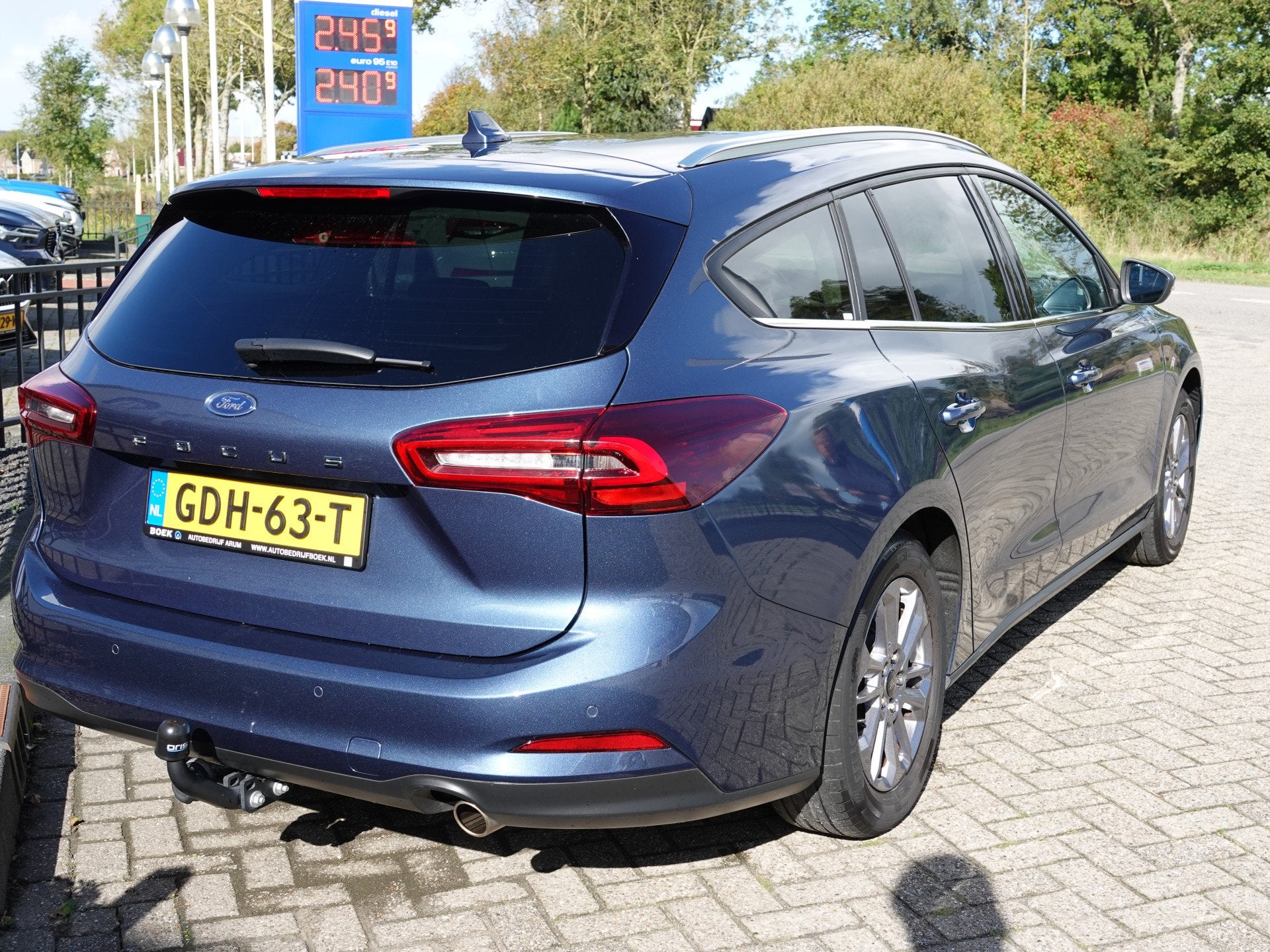 Ford FOCUS Wagon 1.0 EcoBoost 155PK Hybrid Titanium AUTOM. |, Auto's, Stof, Gebruikt, Euro 6, Verwarmde buitenspiegels