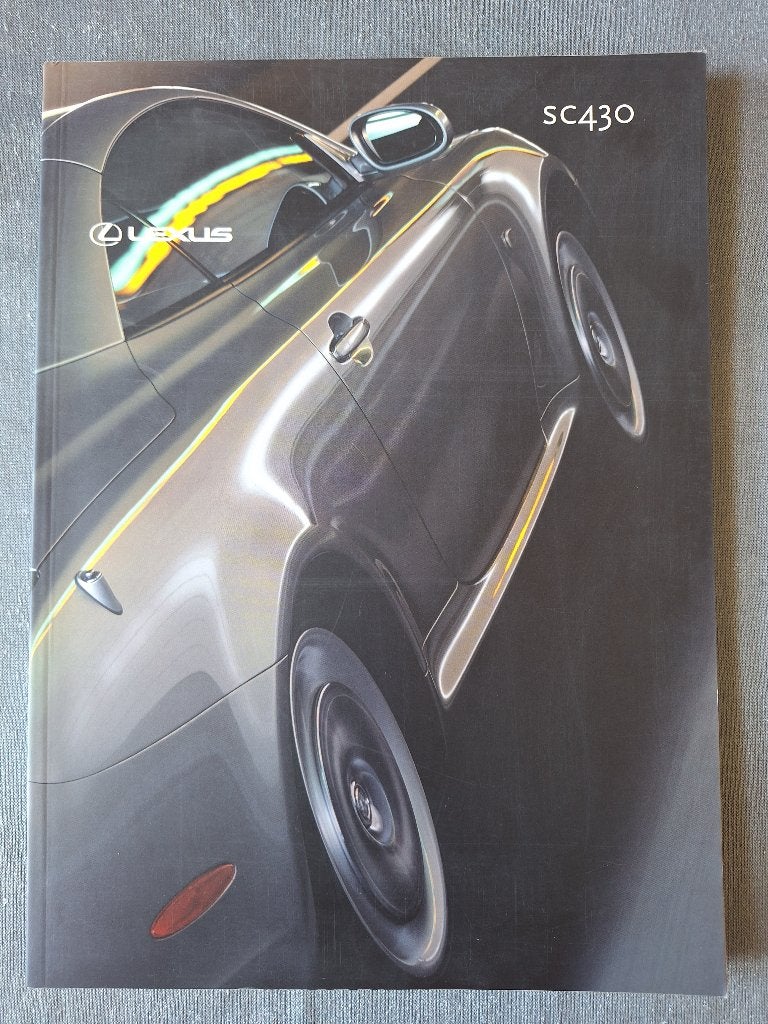 Brochure LEXUS SC 430 - 2001 NL, Verzenden, Zo goed als nieuw, Overige merken