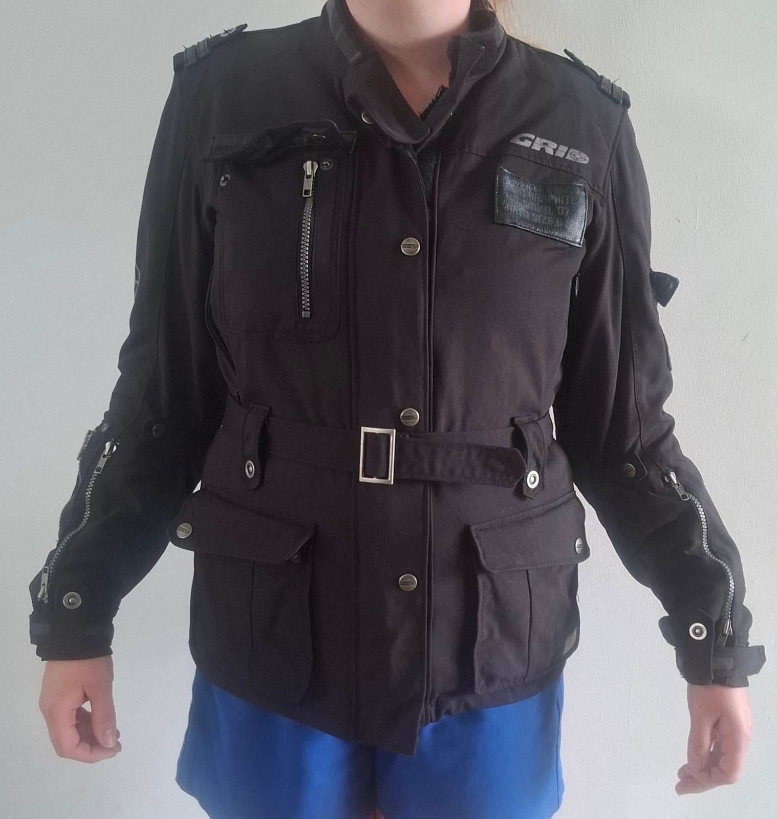 Motorjas textiel maat XL - Grid, Jas | textiel, Grid, Ophalen of Verzenden, Dames