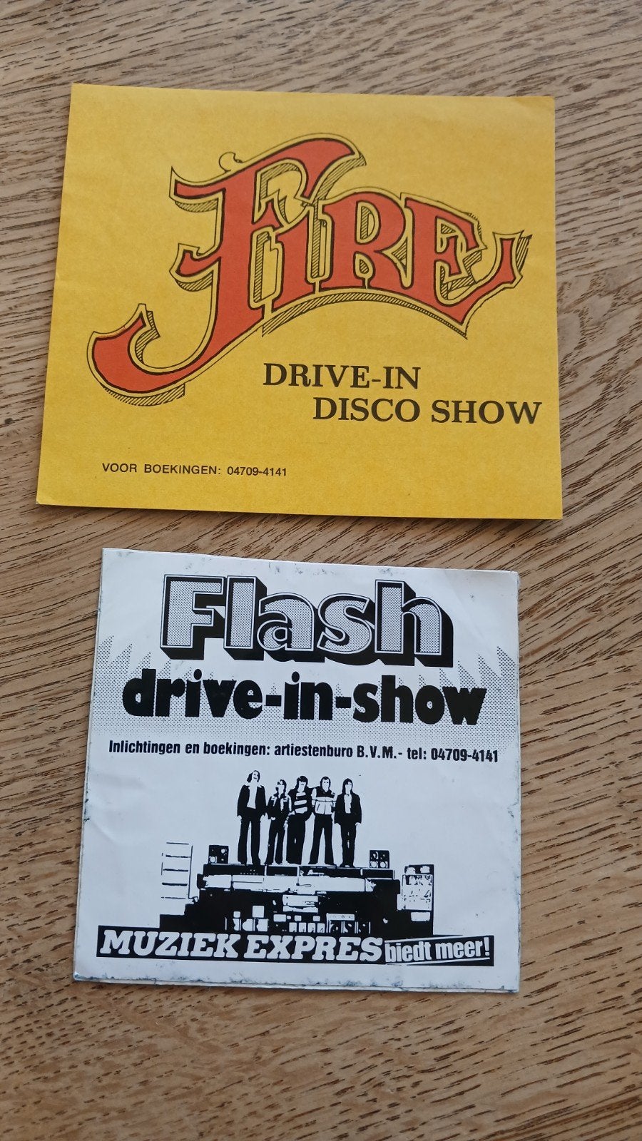Stickers Drive-In Show FIRE, Drive-In Show FLASH uit HORST, Ophalen of Verzenden