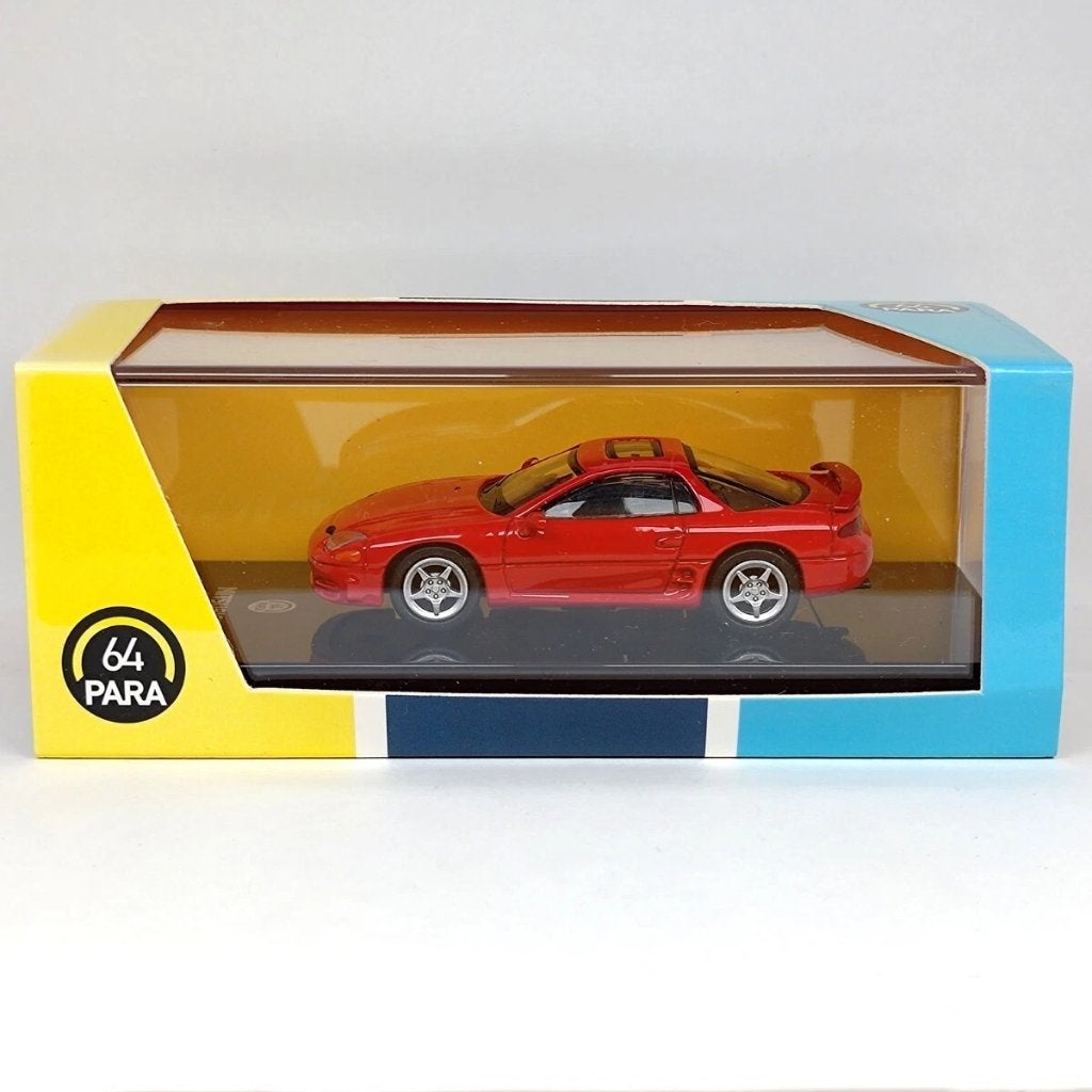 Mitsubishi 3000GT GTO van 64 Para 1/64 red, Ophalen of Verzenden, Nieuw, Auto