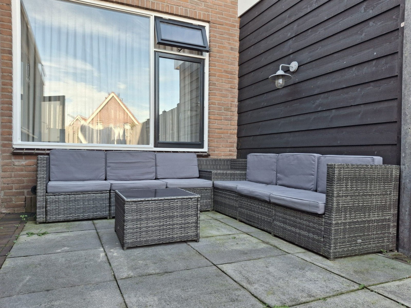 Mooie tuinset te koop, Tuin en Terras, Ophalen, Gebruikt, 6 zitplaatsen, Loungeset